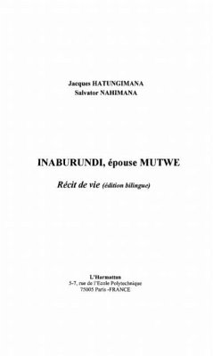 INABURUNDI, EPOUSE MUTWE (eBook, PDF)