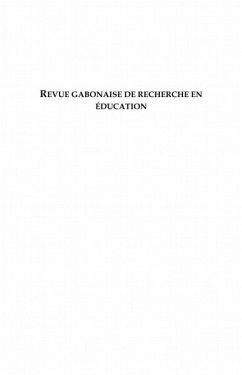 Revue gabonaise de recherche en educatio (eBook, ePUB)