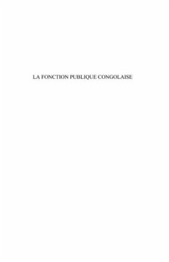 La fonction publique congolaise (eBook, PDF)