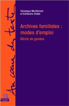 Archives familiales : mode d'emploi (eBook, PDF)