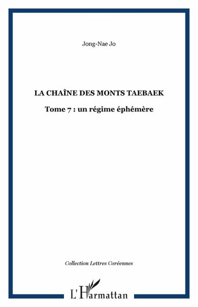La chaine des monts Taebaek (eBook, ePUB)