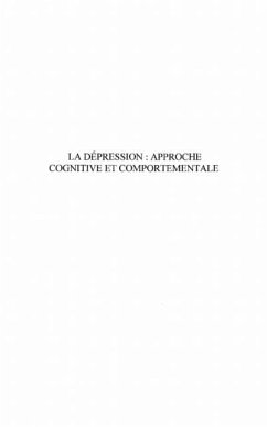 Depression approche cognitive et comportementale (eBook, PDF)