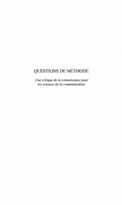 Questions de methode (eBook, PDF)