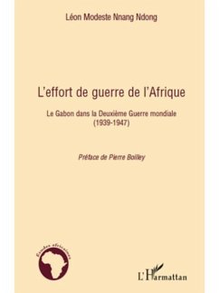 Cover L'effort de guerre de l'Afrique (eBook, PDF)