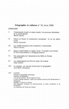 Cover Geographie et cultures no. 36 (eBook, PDF)
