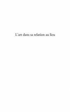 L'Art dans sa relation au lieu (eBook, PDF) - Dominique Berthet