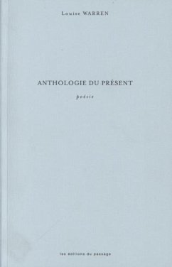 Cover Anthologie du present (eBook, PDF)