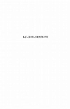 LA LOI ET LE BOURREAU (eBook, PDF)