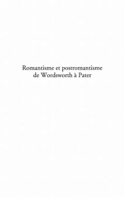 Romantisme et postromantisme de wordsworth a pater (eBook, PDF)