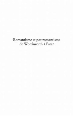 Cover Romantisme et postromantisme de wordsworth a pater (eBook, PDF)