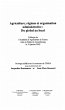 AGRICULTURE, REGIONS ET ORGANISATION... - Bild 1