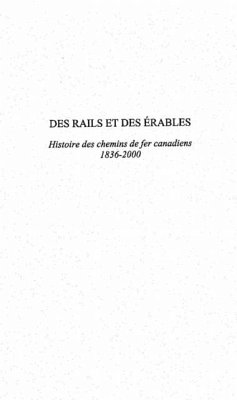 Cover Des rails et des erables (eBook, PDF)