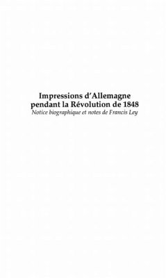Impressions d'allemagne pendant la revol (eBook, PDF) Impressions d'allemagne pendant la revol (eBook, PDF)
