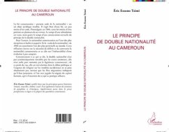 Cover LE PRINCIPE DE DOUBLE NATIONALTE AU CAMEROUN (eBook, PDF)