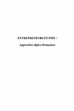 Cover Entrepreneurs et PME (eBook, PDF)
