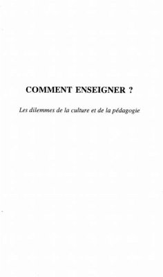 COMMENT ENSEIGNER ? (eBook, PDF)