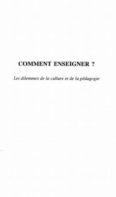 COMMENT ENSEIGNER ? (eBook, PDF)