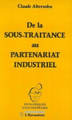 De la sous-traitance au partenariat industriel (eBook, PDF)