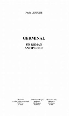 GERMINAL (eBook, PDF) - Lejeune Paule