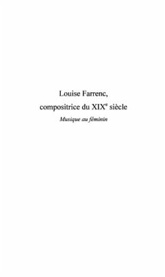 Louise Farrenc, compositrice du XIXe siecle (eBook, PDF)