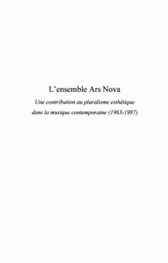 Ensemble ars nova (eBook, PDF) Ensemble ars nova (eBook, PDF)