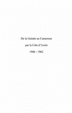 De la guinee au cameroun par la cote d'i (eBook, PDF)