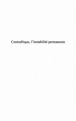 Cover Centrafrique, l'instabilite permanente (eBook, PDF)