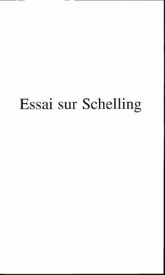 Essai sur Schelling (eBook, PDF)