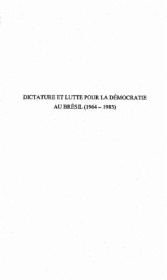 Dictature et lutte pour la democratie au Bresil (eBook, PDF)