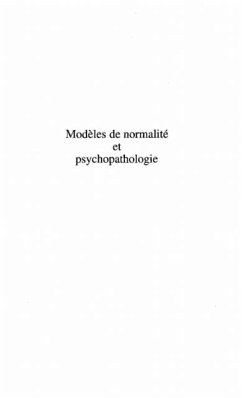 Cover Modeles de Normalite et Psychopathologie (eBook, PDF)