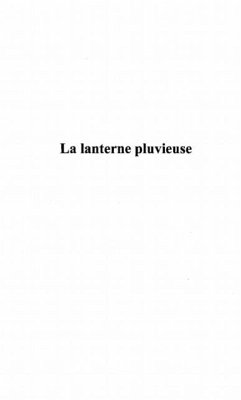 LA LANTERNE PLUVIEUSE (eBook, PDF)