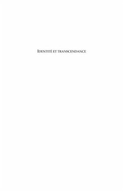 Identite et transcendance (eBook, PDF) Identite et transcendance (eBook, PDF)