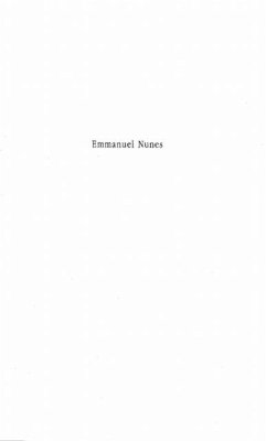 EMMANUEL NUNES (eBook, PDF)