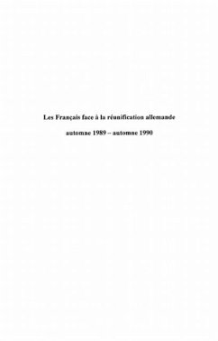 Francais face a la reunification alleman (eBook, PDF)