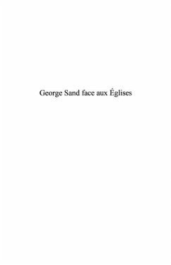 George sand face aux eglises (eBook, PDF)