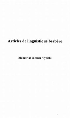 Articles de linguistique berbere (eBook, PDF)