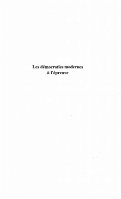 Cover Les democraties modernes a l'epreuve (eBook, PDF)