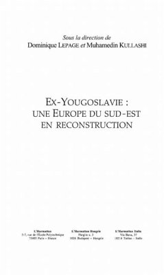 Ex-yougoslavie une europe du sud-est en (eBook, PDF)