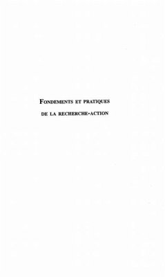 Fondements et pratiques de la recherche-action (eBook, PDF)