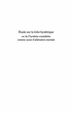 Cover Etude sur la folie hysterique (eBook, PDF)
