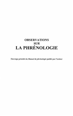 Observations sur la phrenologie (eBook, PDF)