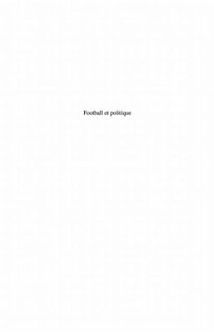 Football et politique (eBook, PDF)