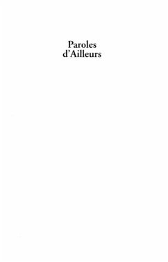 Paroles d'ailleurs (eBook, PDF)