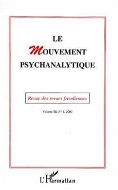 Le mouvement psychanalytique Vol. III, 1 (eBook, PDF)