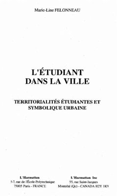 L'etudiant dans la Ville (eBook, PDF) - Marie-Line Felonneau