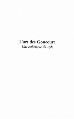 Cover L'art des Goncourt (eBook, PDF)