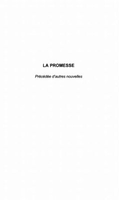 Promesse precedee d'autres nouvelles (eBook, PDF)