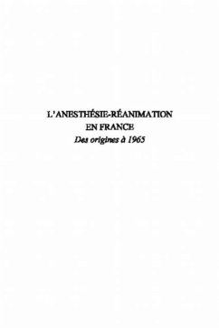 Anesthesie: reanimation en france t.1 (eBook, PDF)