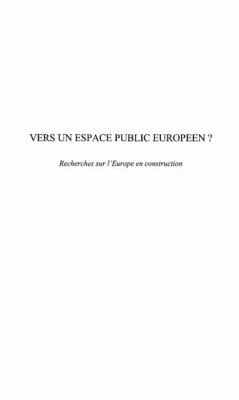 Cover Vers un espace public europeen? (eBook, PDF)