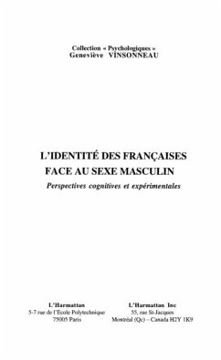 Cover L'identite des Francaises face au sexe masculin (eBook, PDF)